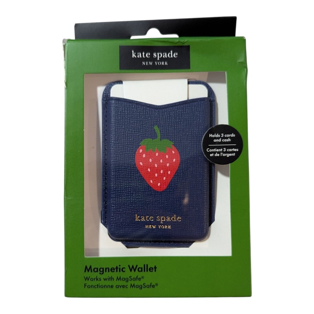 E7-N Kate Spade New York Magnetic Cell Phone Wallet with MagSafe‎ - Strawberry